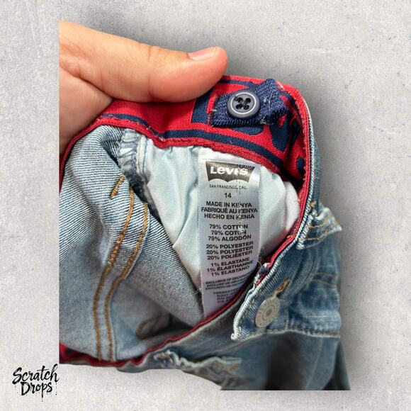 Levi's 511 Kids Jeans Size  14 New Without Tags Slim Fit Stretch Denim Boys - Picture 2 of 4